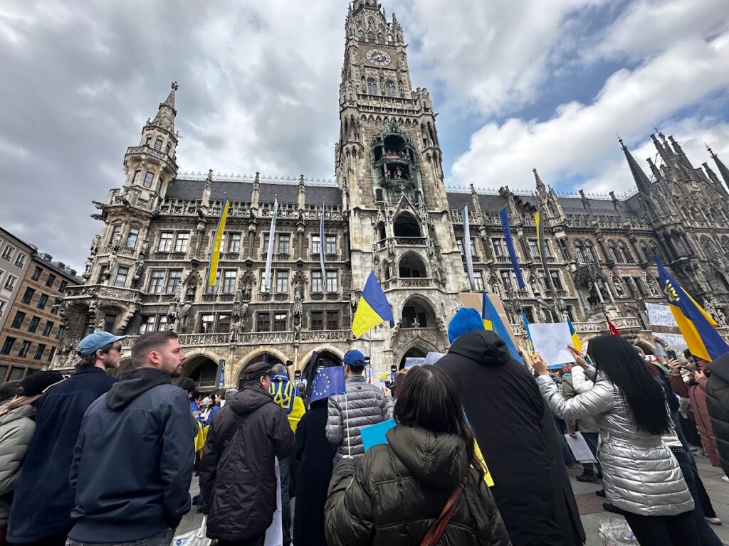 Demonstration in München am 24.02.2024
